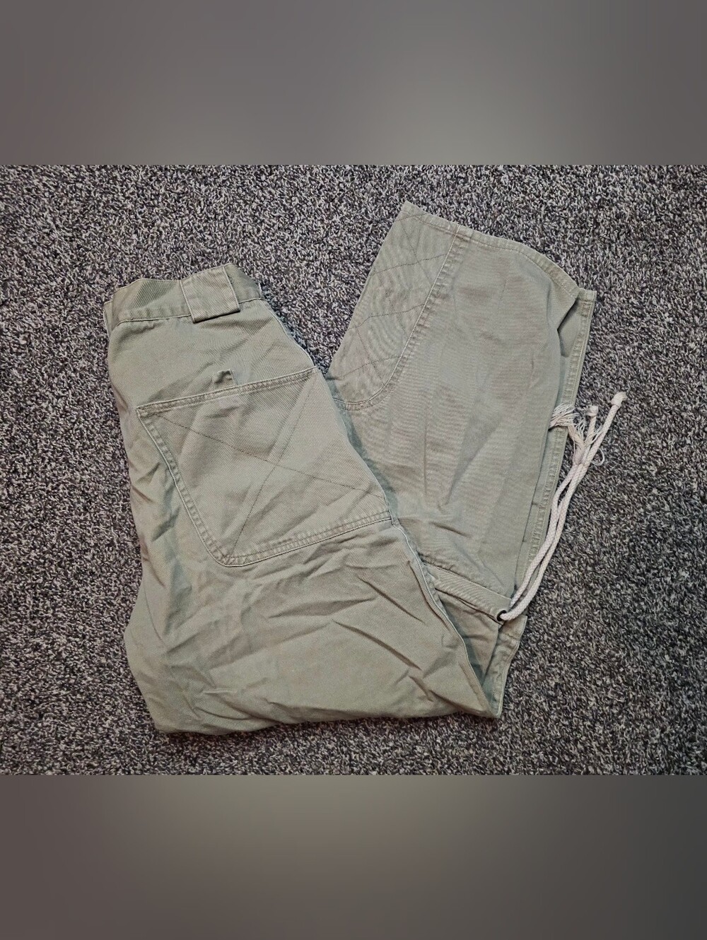 Y2K Rigo Men's Zip Off Cargo Pants sz 30x30